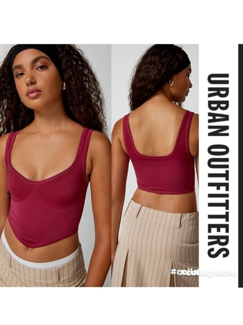 Out From Under | Maroon Camilla Seamless Bustier | Size Medium, Large